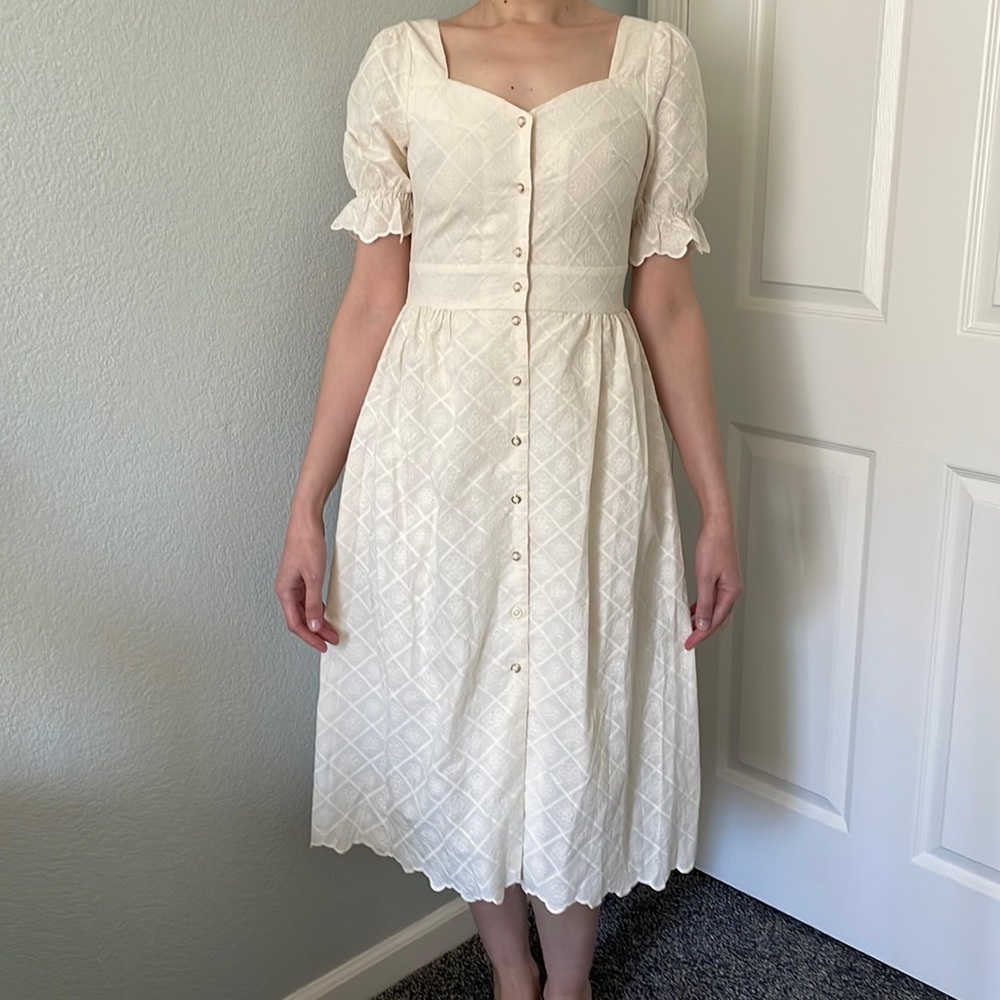 Brand new vintage ivory dress